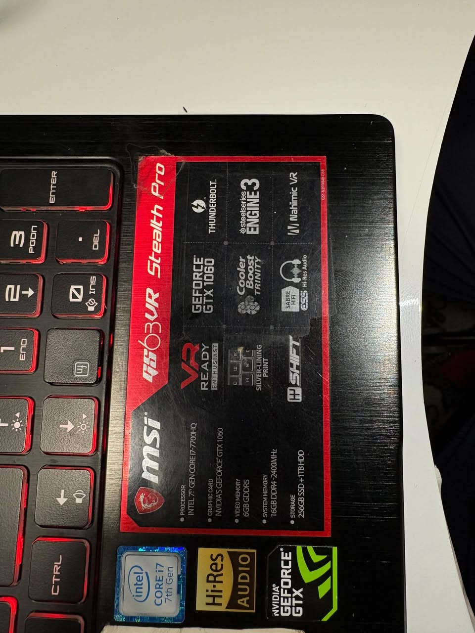 MSI Stealth Pro وحش الألعاب.. للبيع أو المراوس!
سلام عليكم يا أهل الخير..

عندي هذا اللابتوب MSI GS63VR Stealth Pro، جهاز جبار ومعروف بقوته وشغله.

المواصفات للمهتمين:

​المعالج: Core i7-7700HQ.

​كرت الشاشة: NVIDIA GeForce GTX 1060 (6GB).

​الرام: 16GB DDR4.

​التخزين: 256GB SSD + 1TB HDD.

​كيبورد SteelSeries ونظام صوتي عالي الجودة.

​ملاحظة بخصوص الحالة: الجهاز شغال وما بيه أي مشكلة تقنية، لكن مثل ما موضح بالصور، يحتاج شوية ترتيب خارجي بخصوص غطاء الشاشة (المفصلات) والبطاريه ضعيفة ولكن يشتغل الابتوب طبيعي على الشاحنه. 

الابتوب يفيد للألعاب والمنتاج والدراسه والتطبيقات الهندسية المتوسطه. وللتصفح والاستخدام اليومي 

​السعر: راسلني ونطيني سعرك، وإذا اتفقنا نتوكل على الله، وبالعافية عليك مقدماً.

أو أراوس بلابتوب ثاني حسب نوع الجهاز اللي عندك.

​للجادين فقط، المراسلة عالخاص، وتدللون.


**إذا كنت صاحب هذا الإعلان وتريد حذفه لأي سبب، رجاءا أرسل رسالة إلى الدعم الفني**