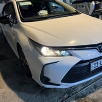 كورلا هايبرد موديل 22 خليجي للبيع ماشيه 77 كيلو بيه كم قطعه صبغ  شرط ا...