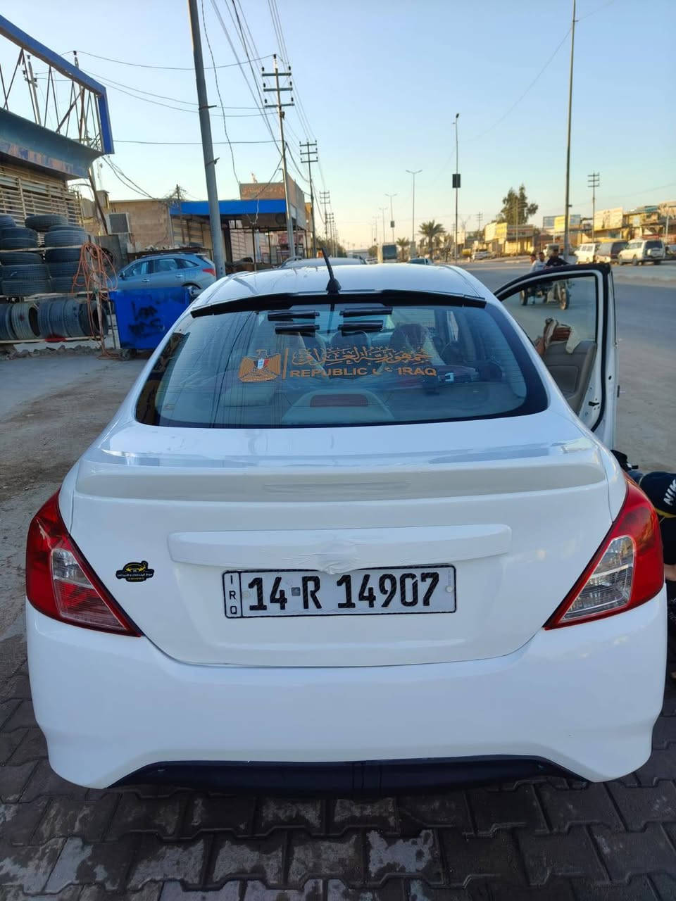 السلام عليكم بيع او مراوس نيسان صني هندي بليته زركه مديل 2014 سياره جاهزه وسونار مرفق بلمنشور تخم تاير حداديه مكينه كير نضاف شاشه سنتر لك كامره دواره كهربائيات كلها شغاله تبريد تدفئه  رقم  انكليزي مداور ثاني يوم مالكها يمي سنويه ل30 مكانها نجف السعر 77 للاتصال على الرقم ‏‪‏‪‏‪***********‬‏ مكلف بنشر الاتصال عله رقم
