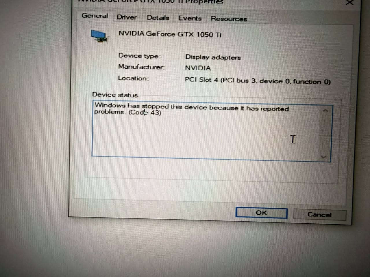 كارت شاشه gtx 1050it

جدبد غير مستخدم وشغال بس بيه مشكله تعاريف يطلعلي خطأ كود 43

السعر 35 قفل


**إذا كنت صاحب هذا الإعلان وتريد حذفه لأي سبب، رجاءا أرسل رسالة إلى الدعم الفني**