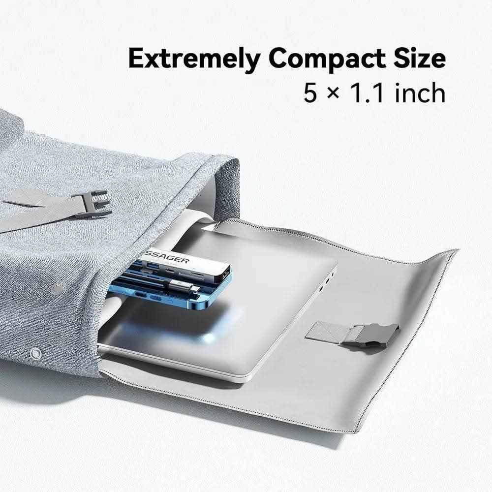 موزع منافذ ESSAGER 7-in-1 USB-C Hub، وهو جهاز مصمم لتوسيع منافذ الحواسيب المحمولة أو الهواتف الذكية التي تحتوي على منفذ USB-C.المواصفات والميزات الرئيسية:منفذ HDMI: يدعم دقة 4K بتردد 30 هرتز لتوصيل الشاشات الخارجية وأجهزة العرض.منافذ متعددة: يوفر منافذ USB-A لتوصيل الملحقات مثل لوحة المفاتيح، الفأرة، ووحدات التخزين الخارجية.قارئ بطاقات: يحتوي على فتحات مخصصة لبطاقات الذاكرة (TF/SD) لنقل الصور والملفات.منفذ USB-C: يدعم نقل البيانات أو توصيل الطاقة (PD) لشحن الجهاز أثناء الاستخدام.تصميم مدمج: يأتي بهيكل معدني متين من الألمنيوم للمساعدة في تشتيت الحرارة أربيل, العراق


**إذا كنت صاحب هذا الإعلان وتريد حذفه لأي سبب، رجاءا أرسل رسالة إلى الدعم الفني**