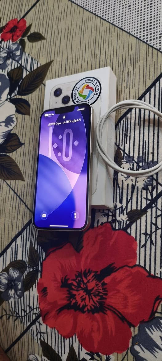 السلام عليكم 🌹
ايفوون 13 عادي ذاكره 128 لون ابيض ضمان ماستر طك كارتون صارله شهرين جديد كلش

 استخدام بصيط جهاز مكفول كفاله عامه تاخذه من البيت 
السعر 550 وبي مجال للشراي 
العنوان بغداد قرب فلكه حي النصر التواصل خاص ماسنجر او واتساب 👍👍 
*********** 🌹
