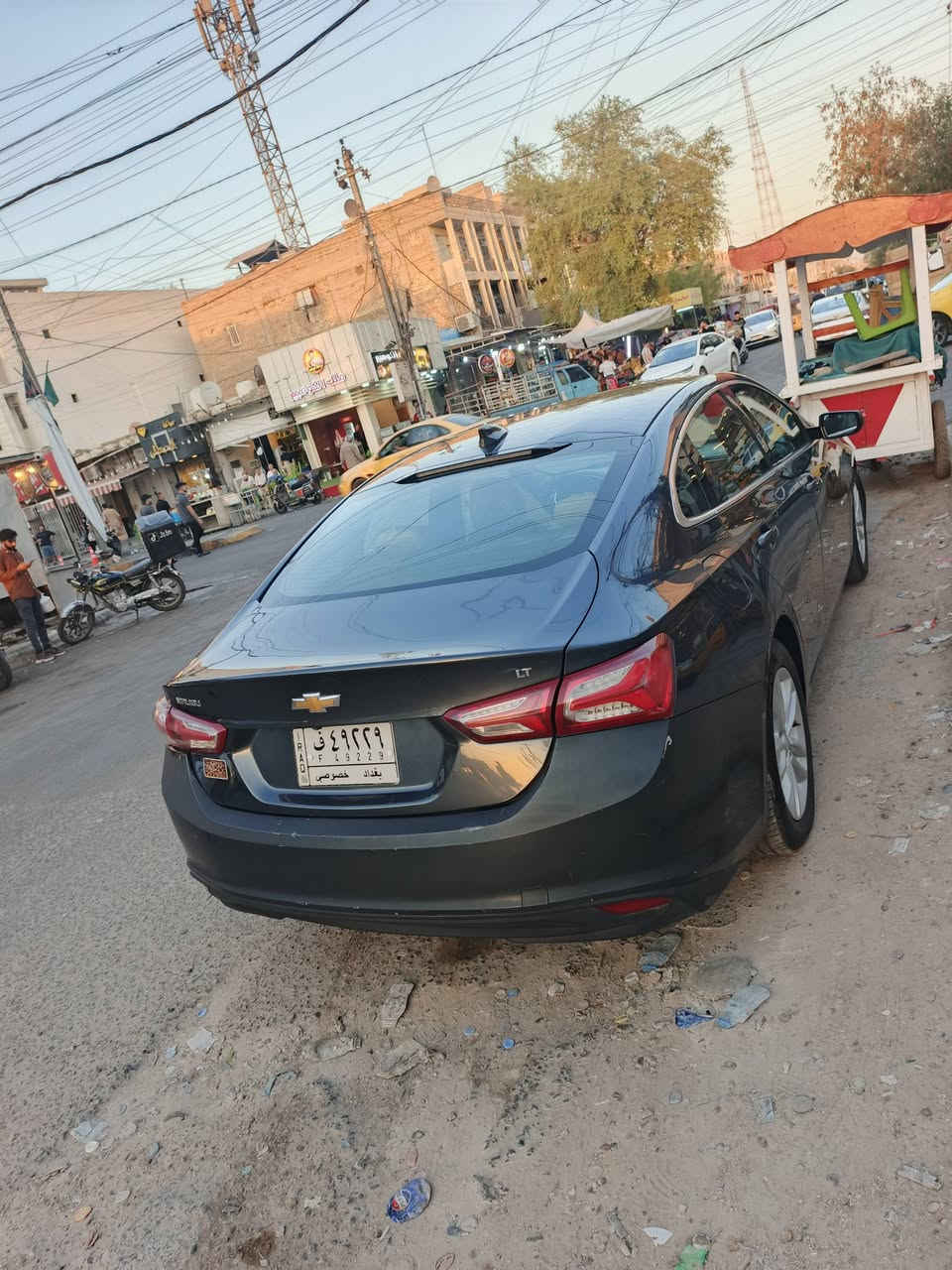 السلام عليكم ماليبو 2019سياره نضيفه كلش كير مكينه نضيفات تبريد منضومه جديده تبريده ثلج مكينا1500تيربو
منضومه لايت زنون ادامه كامله للمحرك 
السياره بس دعاميه الاماميه ينرادله تطبيك 
حادثه من امريكا جاملغ وبنيد اكو تعمير بل شاصي  وبيه بعد قطعتين صبغ بدون دواخل سياره داخله كلش نضيف وحلوه تخم تاير جديد صدرها مبدله جديد بس دبلات ينرادله تبديل 
موزينات ذابات دهن السعر 91وبيه مجال مكاني بغداد البياع
 حوالت الرقم انكليزي الجديد بسمي السياره***********
