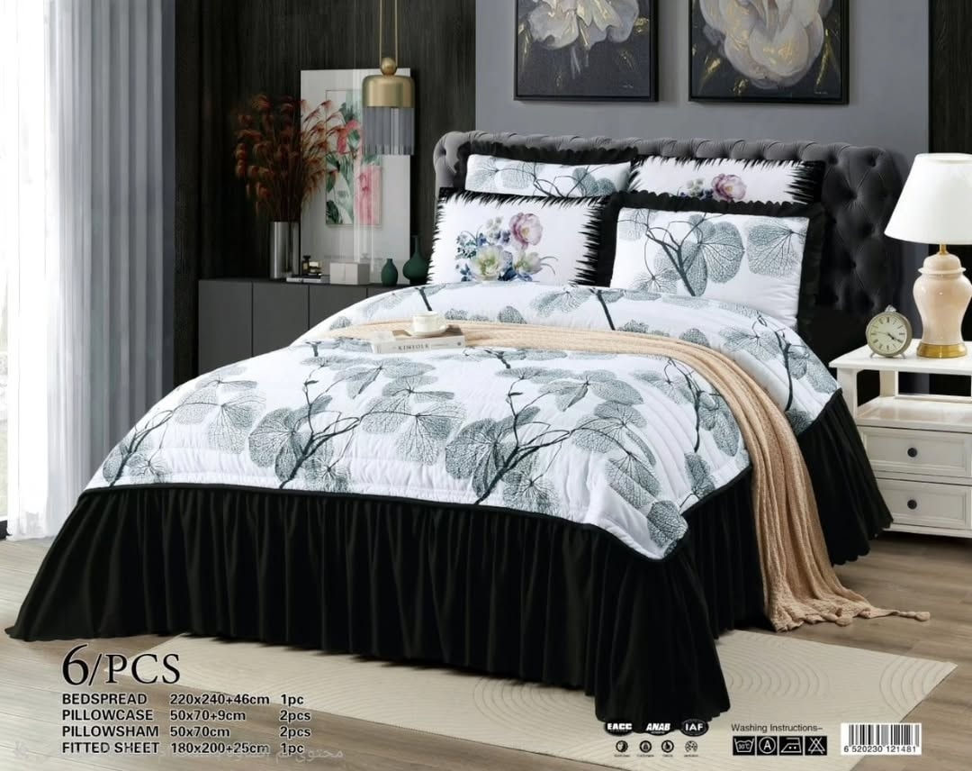 🎉جديدنا صيف 2026 غطوة نفرين 6 قطعة قطن 100%🎉
😍🙈عرض خاص جدا جدا🙈😍
قياس غطوة/ 220+240+46 كشكش 
قياس شرشف/ 180+200+25 
4 عدد وجه مخدة/ 50+70+9 DIGITAL 
💰(السعر  35  الف دينار) 💰 
💐💐 #مفروشات_بيت_الغدير 💐💐
لبيع الدواشك وكافة انواع المفروشات
🚕 توجد خدمه توصيل داخل بغداد  وجميع المحافظات 🚕العنوان  /بغداد/الغدير/ساحة ميسلون/مقابل بناية ميسلون أول محل ركن ♥♥📞هاتف *********** /***********
T.me/alghadeerhouse
#فرشة_نفرين #مفروشات بيت_الغدير هدية
الجميع
