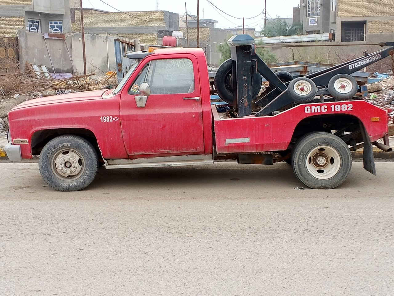 كرين خاشوگه جمسي 8سلندر 445 مع بدي فوزه  مثل ما موضح بالصوره مكاني الرميثه. . ***********
