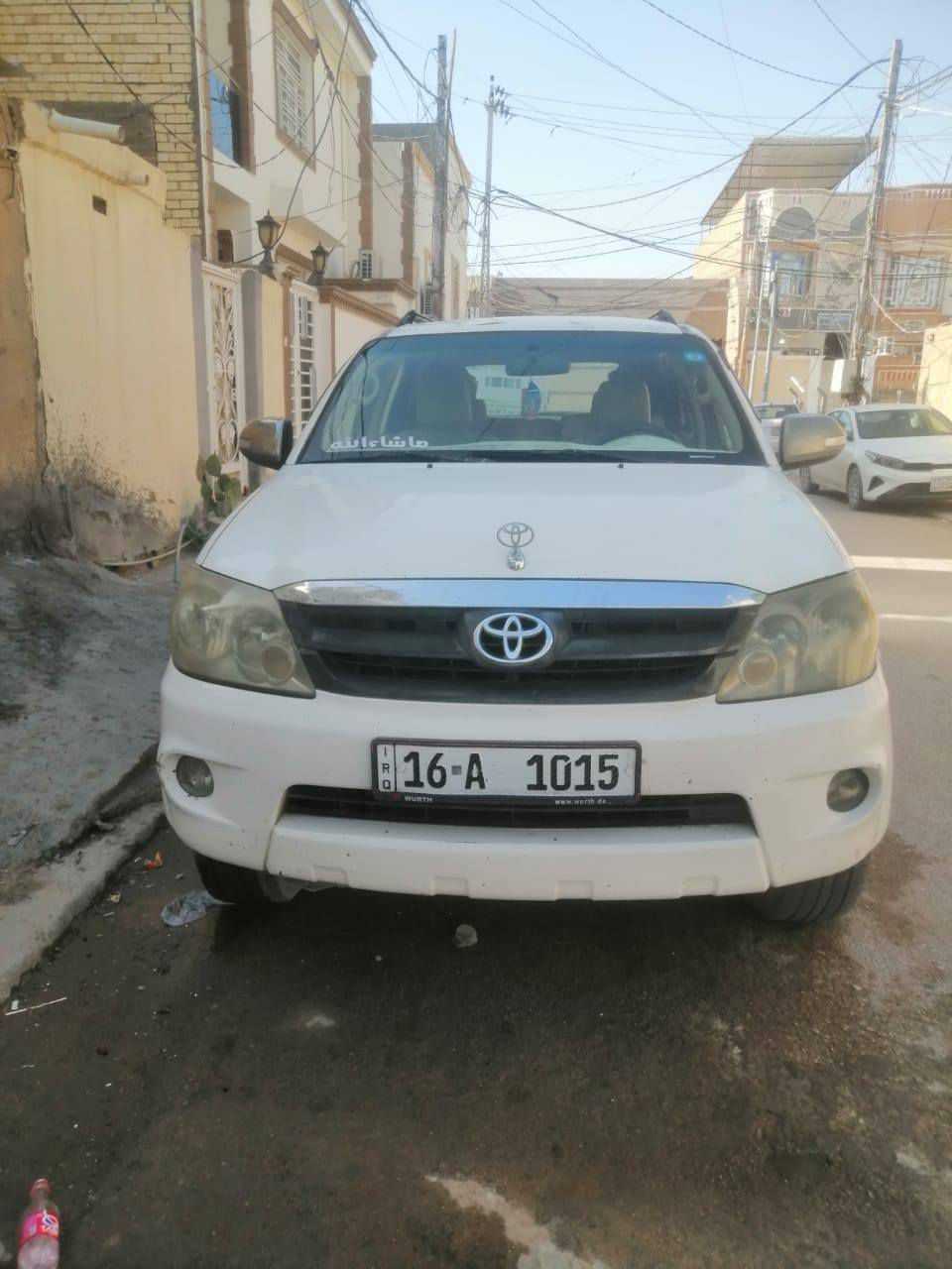 السلام عليكم سياره للبيع النوع تيوتا فورجنل مديل 2006 خليجي محرك وكير تبريد حداديه جاهزه السياره متجايه رقم قادسية بسمنه السعر 85 بيع فقط مكان السياره النجف الاشرف *********** النجف, العراق
