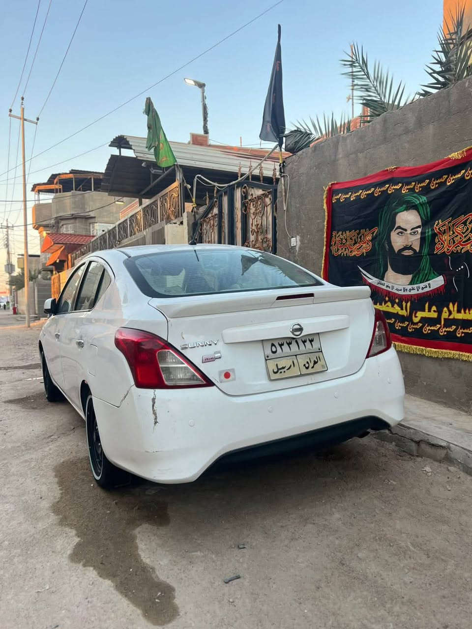 نيسان صني 2019 بليتة زركة سيارة جاهزة تخم تايرات سبوع ما صارلة حدادية 90بلمية منضومة تبريد مصار سبوع من مبدلها دواخل فول سماعات 4 بلبيان شاشة كامرة وبيها نقوصات بسيطة  سنوية منتهية وبيها ضربة بجاملق الخلفي بس سعر 95 وبيها مجال مكان السيارة بصرة تنومة وتواصل وتساب فقط ***********
