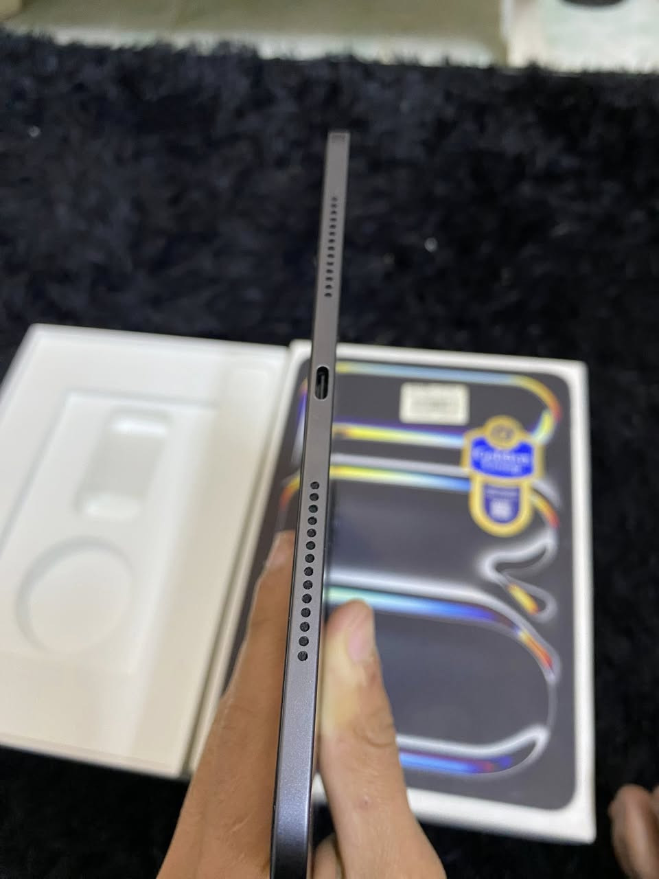 السلام عليكم ايباد برو M4 نضافة 100‎%‎
ذ256 بطارية 90 نزلت بالتحديث مثل ما موضح ولا شخط غراضة كاملة الاصلية وويا حافضة جلاتين من شركة بلكستون وتوصالة ومروحة تبريد ميمو 9-يعني كامل مكمل 😅
سعر 950 مكاني بغداد


**إذا كنت صاحب هذا الإعلان وتريد حذفه لأي سبب، رجاءا أرسل رسالة إلى الدعم الفني**