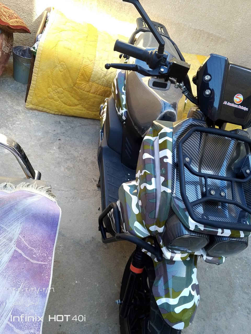 السلام عليكم دراجة شحن اباتشي ليثيوم 40 امبير شركة الجوهره البحرية اصلية سرعة 130 ملف 5000 اتمشي بل شحنة الوحدة 100 كيلو استخدام 3 أشهر ماشية 500 كيلو بعدهه جديدة تجي وياهه اسويجين فقط البصمة ضايعه بيهه شخطين بصيطات كلش سعره مليون 150 ماخذة مليون 750 مكاني بغداد الغزالية رقمي ‏‪***********‬‏ أو واتس اب ***********
