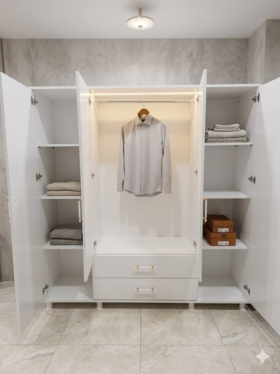 #كردي_عربي
​✨ کەنتۆرێ 4 دەرگەهـ دگەل جاکمەجی، نوی د کارتۆنێ دا
💎 دیزاینەکا راقی و کوالیتێتەکا نایاب
✨ بۆ هەمی جورێن ژووران دهێت و جوانکاریەکا فەخێم ددەتە مالا تە
💵 بهایێ وێ بتنێ 150 دۆلارە
📦 نۆکە ل "معرض جودي" ل دهۆکێ بەردەستە
📞 بۆ پەیوەندی و پێزانینان: ***********
🚚 خزمەتگوزاریا گەهاندنێ یا بەردەستە
---------------------
✨كنتور 4 باب مع جاكمج جديد بالكرتون
💎 تصميم راقٍ وجودة ممتازة
✨ يناسب جميع أنواع الغرف ويضيف لمسة فخمة لمنزلك
💵 السعر فقط 150 دولار
📦 متوفر الآن في معرض جودي – دهوك
📞 للتواصل والاستفسار :*********** 
🚚 توصيل متوفر
