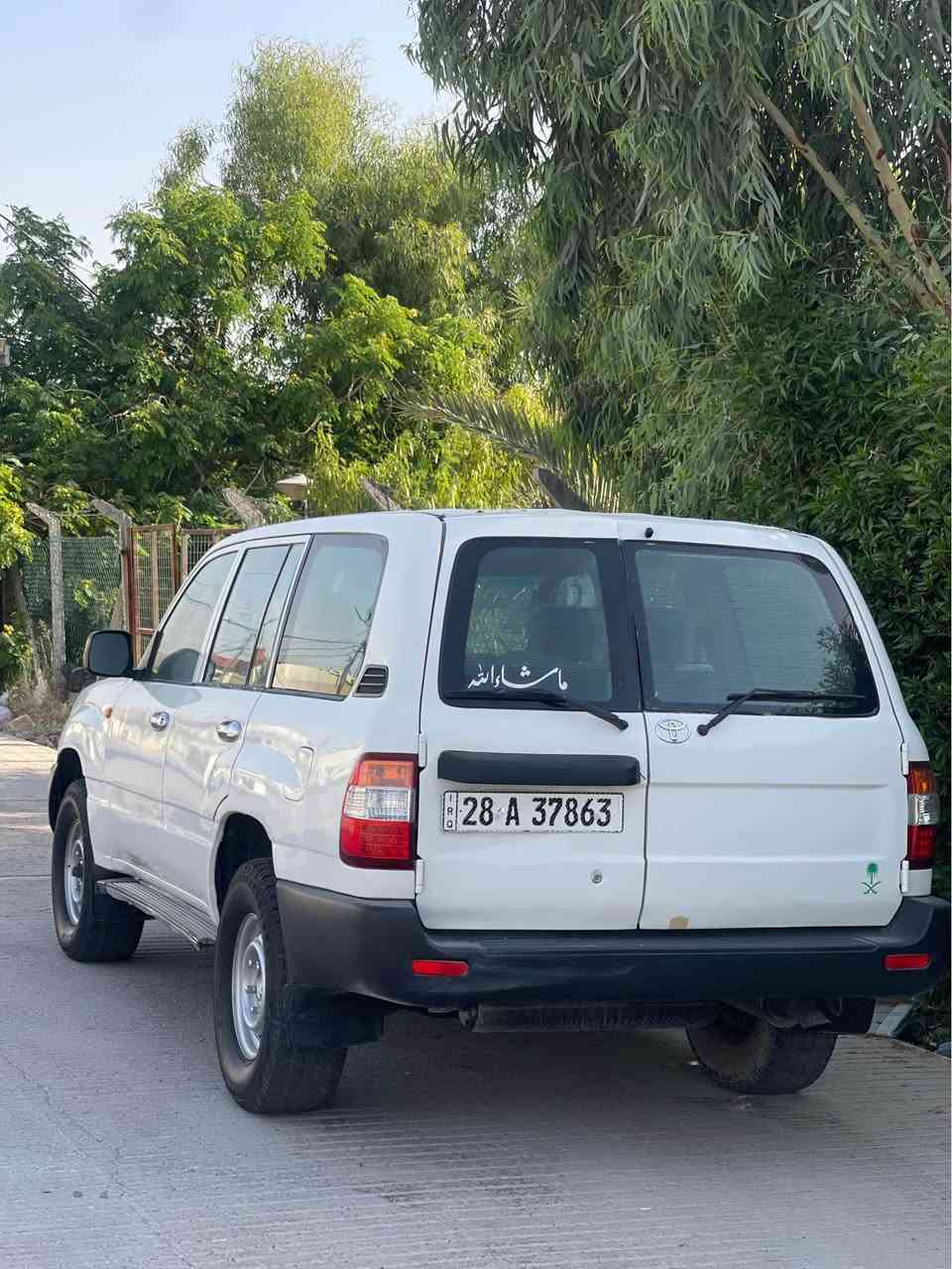 بيع مستعجل لاندكروز مونيكا 2002 رقم جديد تحويل مباشر محرك كير شرط جاهزه السعر 103 بيها مجال كلش بسيط  
*********** النجف, العراق
