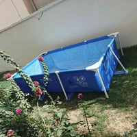 مسبح اطفال للبيع بعده جديد ممستخدم فقط مركب تركيب سعره 100الف + ماطور ...