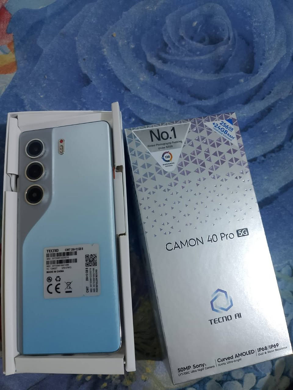 السلام عليكم
TECNO CAMON 40 Pro 5G
جديد
للبيع مكاني المحموديه رقمي *********** بي واتساب
سعره ٣٢٥
