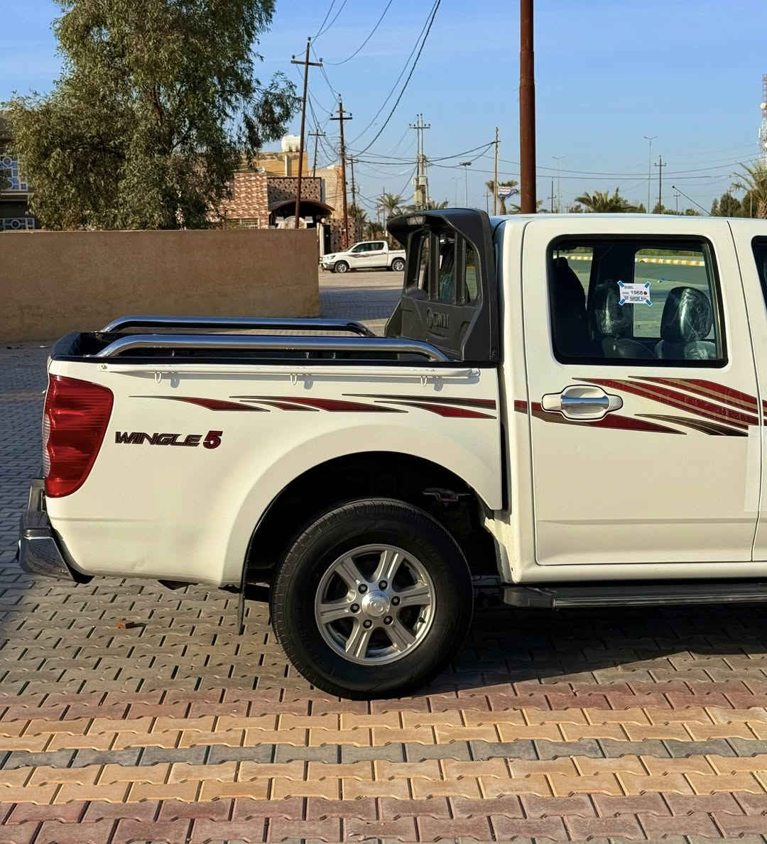 سلام عليكم
كريت ويل 2021

رقم واسط نكليزي مشروع وطني تحويل مباشر سنويه جديده هزه جديده

مكفوله كفاله عامه شرط السونار

تخم تاير جديد ستوني شاده

صدر جديد

تبريد ثلج

تدفئه

مكينه

كير

اكسل

شاصي

شاشه

تحكم ستيرن

حساس خلفي

ماشيه 168

سبير مانازل

سياره على وضع الشركه مال جناي جاهزه 

كوت قضاء الحي 

سعرها 120 وبيها مجال 

***********
