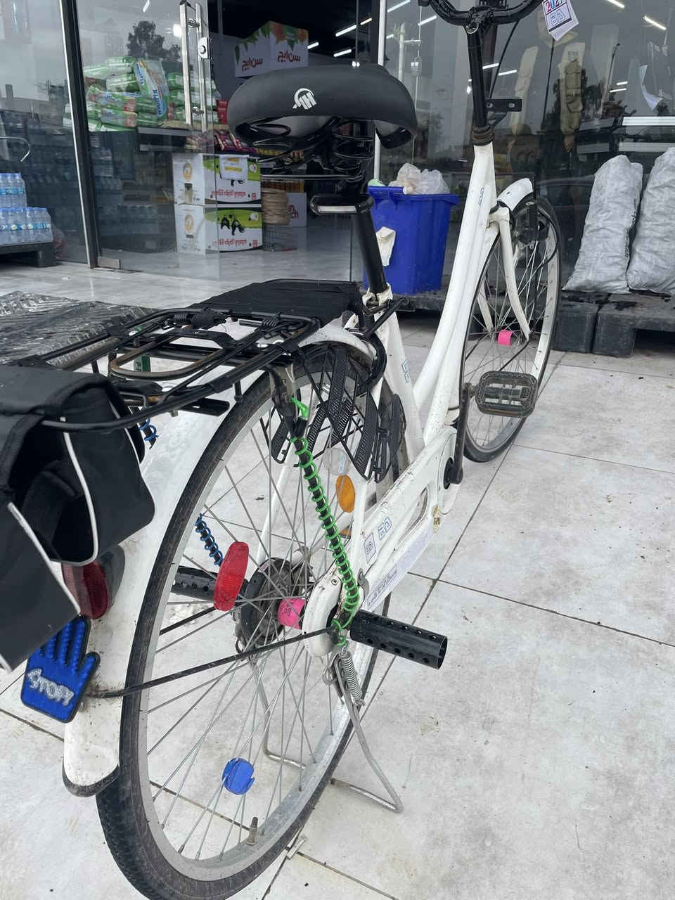 اخوانه العزار سلام عليكم 🫡
بيسكل جديد بمعنه الكلمه 
مديل 2024
BD
كامل من كلشي مايعوزو برغي 
لون ابيضّ المرغوب 
ومكاني موصل 
والسعر 115بي مجال قليل***********
متوفر وتساب 
👋🏻
