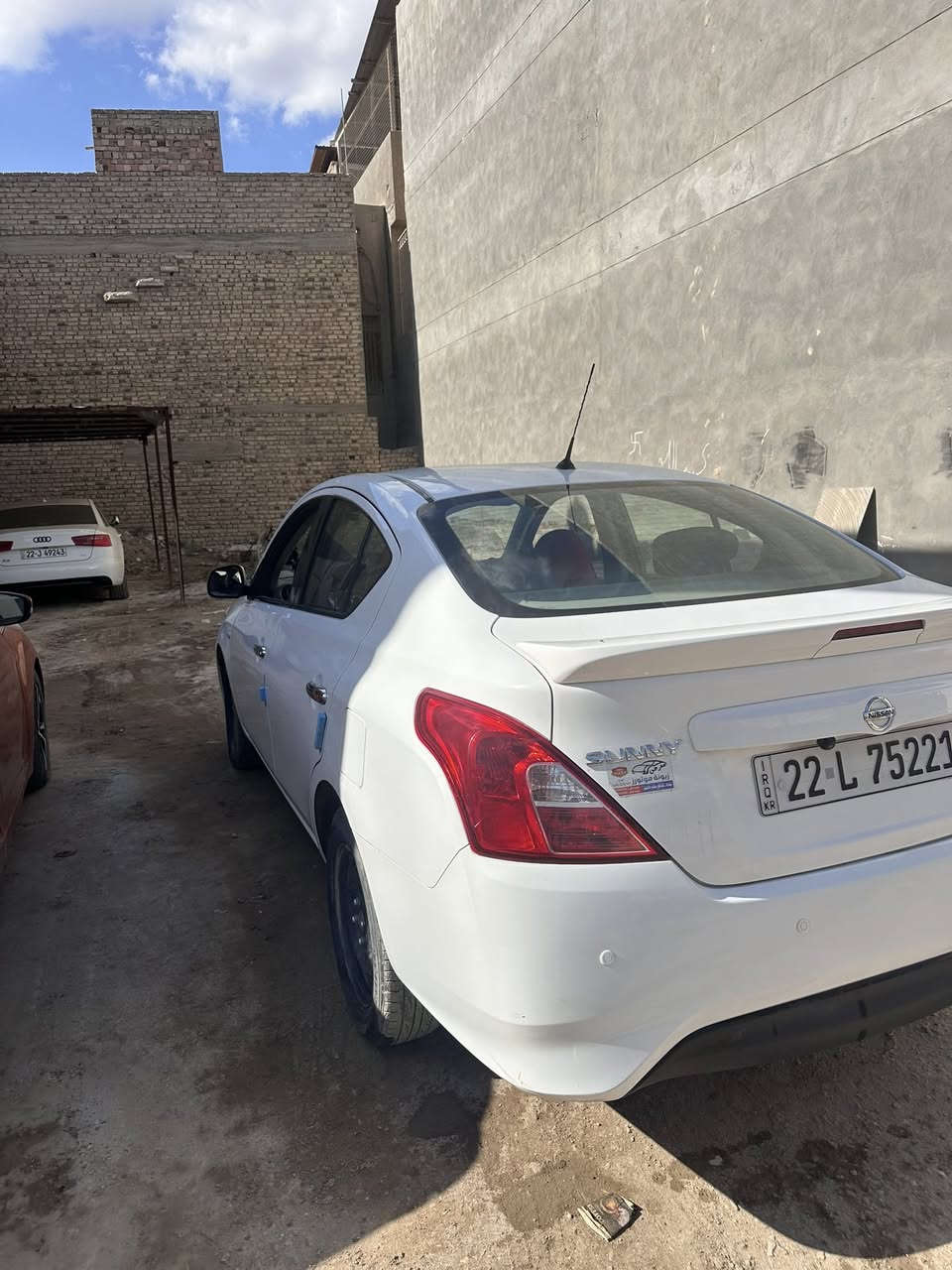 السلام عليكم
نيسان صني هندي ٢٠٢٣
البليته الزركه
مكفوله من البارد والصبغ والضربه شاشه اندرويد كاميرا  
مكاني حله الجمعيه
*********** متوفر واتساب واتصال السعر ١٢٠ وبيه مجال 
ماشيه ٥٩ الف كيلو
