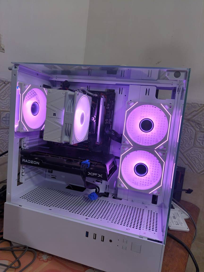 السلام عليكم 
كيس للبيع كامل وفول نضافة استعمال اقل من 25 يوم المواصفات
CPU R7 5700X

M.B B550 GAMMING X V2

KX6659XT XFX

RAM 16G 3200

SSD 1T

COLOR THERMALRIGHT

PSW 650 W
التجميعة قابله للتطوير حتى 5070 او 4070ti 
للاستفسار خاص او واتس اب ***********
السعر، 950 الف.
