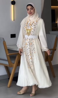 فستان • شيفون مبطن • مقاسات ٣٨-٤٨