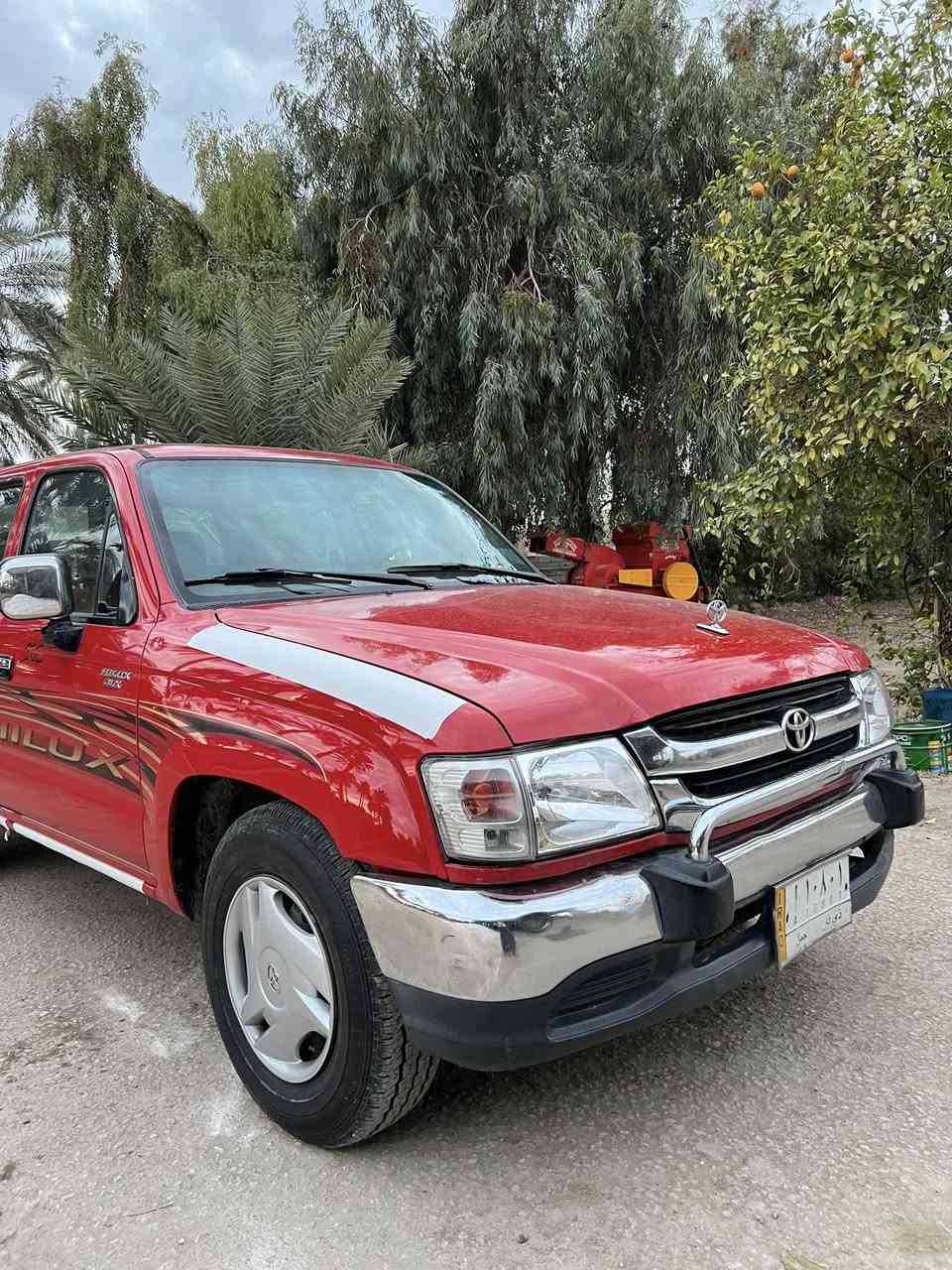 للبيع هايلوكس موديل 2005مكفوله كفاله عامه من كلشي رقم ذيقار فول مواصفات منفصل داخل احمر جاهزه السعر 140 وبيها مجال.   ***********مكان كربلاء المقدسه
