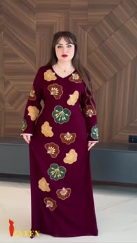 دشداشة كشمير • تطريز ستراس • اقل طلب درزن