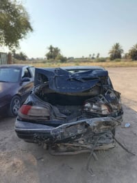 دايو برنس • سيارة دايو • برنس • رقم انكليزي • سيارة بغداد • سيارة حادث