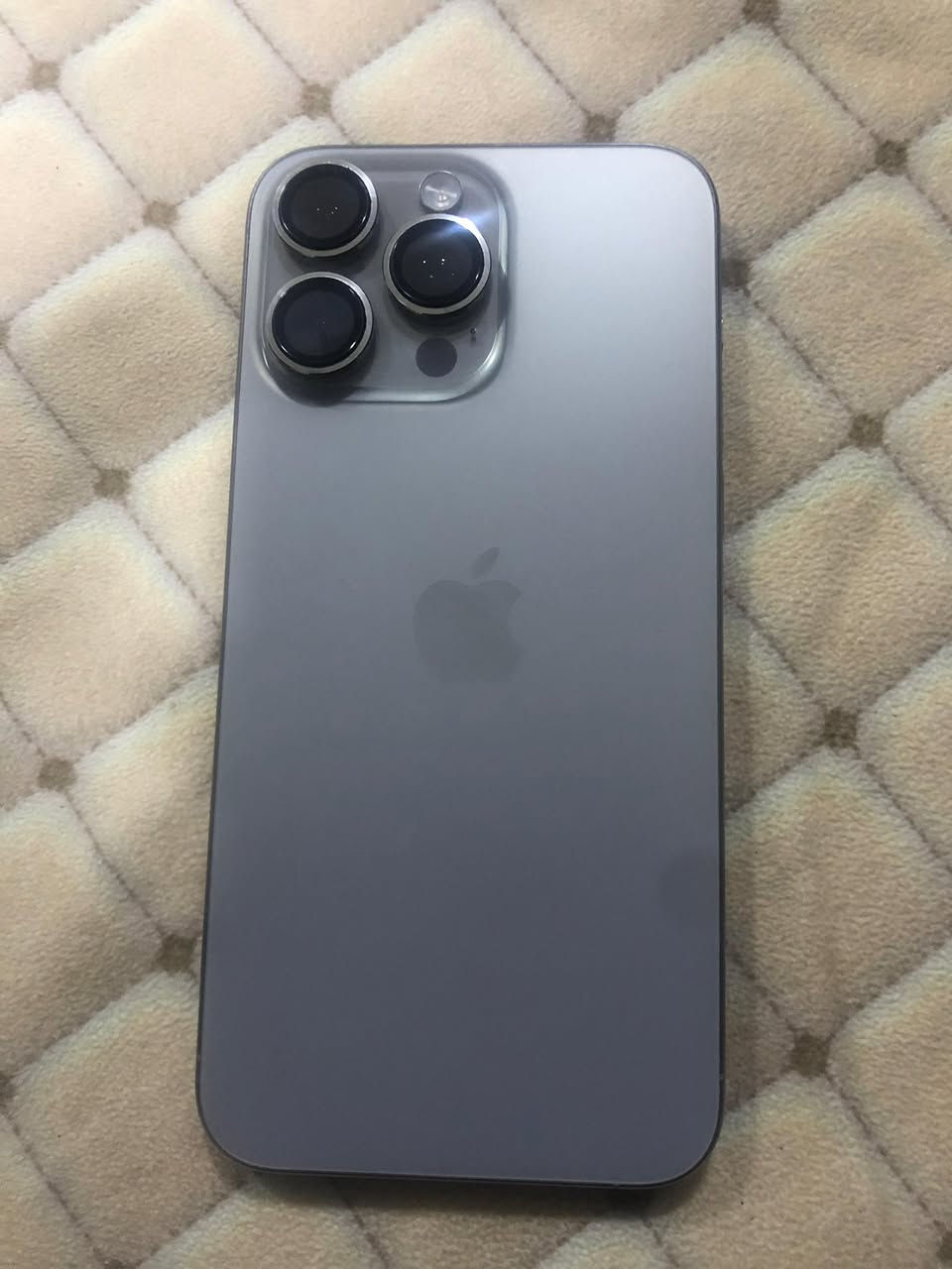 سلام عليكم آيفون ١٥ برو ماكس ذاكرة ٢٥٦ بطاريه ٨٢ كله بلادي مامبدل شي لون تيتانيوم عنوان بغداد الزعفرانية رقم الهاتف ***********
