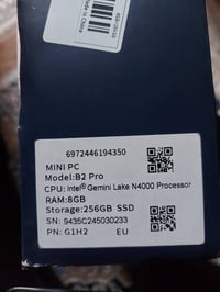مني بيسي • معالج N4000 • ssd m.2 ٢٥٦