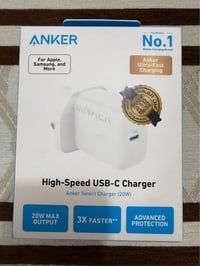 أنكر 20W • راس شاحن ايفون • ضمان سنة