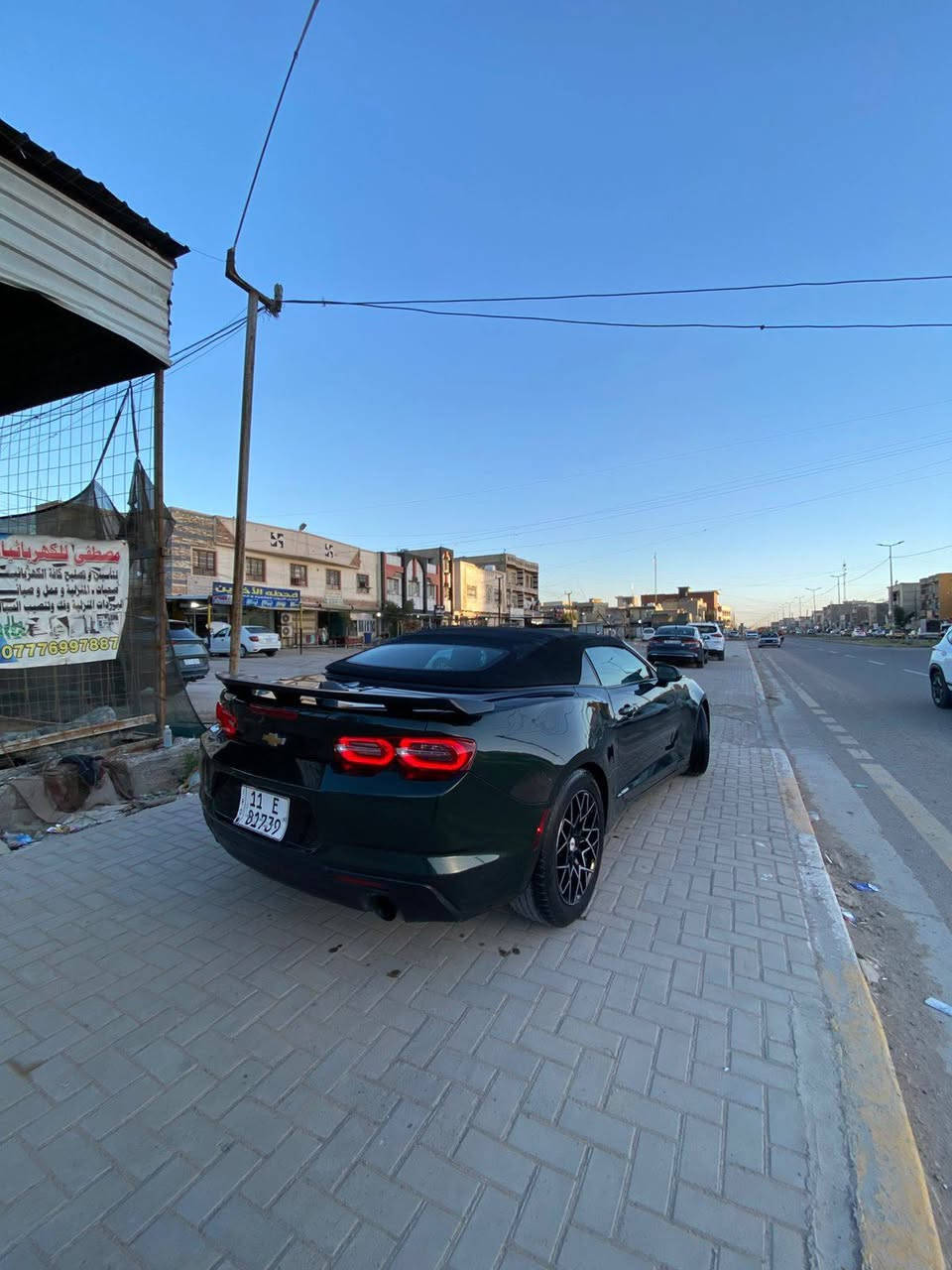 للبيع او مراوس كمارو ٢٠٢٠  rs  لون زيتوني مميز فول مواصفات كشف محرك ٦ سلندر كير اوتو حادثه جاملغ وبنيد بيه ٤ قطع صبغ  وتعمير  بل لغد سياره تخبل تخم تاير باتري تبريد ثلج رقم بغداد الجديد هزه جديده تحويل ثاني يوم السعر ١٣٥ وبيه مجال مكان بغداد حي الحسين ***********
