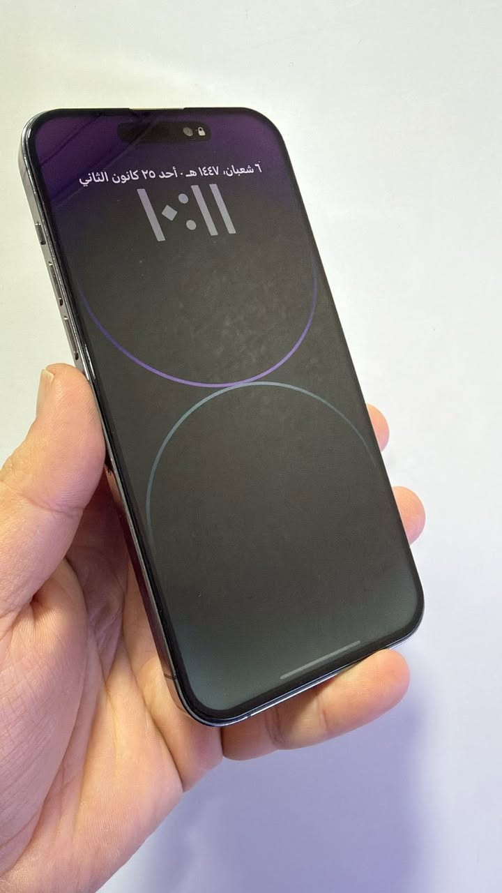 ايفون 14 برو ماكس
لون بنفسجي

مبدل شاشه نوعيه هيوسن نوعيه تخبل ومبدل بطاريه فقط باقي كله مكفول 

جهاز شرق اوسط

ذاكره 256 
560 وبي مجال للشراي

مكاني شارع فلسطين 

***********
