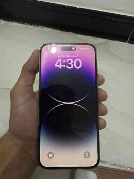 السلام عليكم ايفون 14برو ماكس لو ذهبي شرق اوسط نموذج Mالجهاز كلش نضيف مستخدم اقل من 5اشهر ذاكره 256 بطاريه ‎%‎99 
 السعر مليون و100مجال بسيط 
مكاني الانبار الفلوجه
***********
