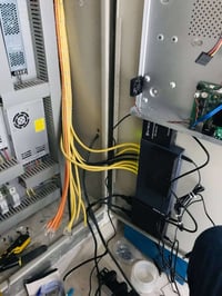 عملنا هذا اليوم تنصيب كاميرات ip دقه 8 ميكا من شركة هكفجن  تجهيز / تنص...