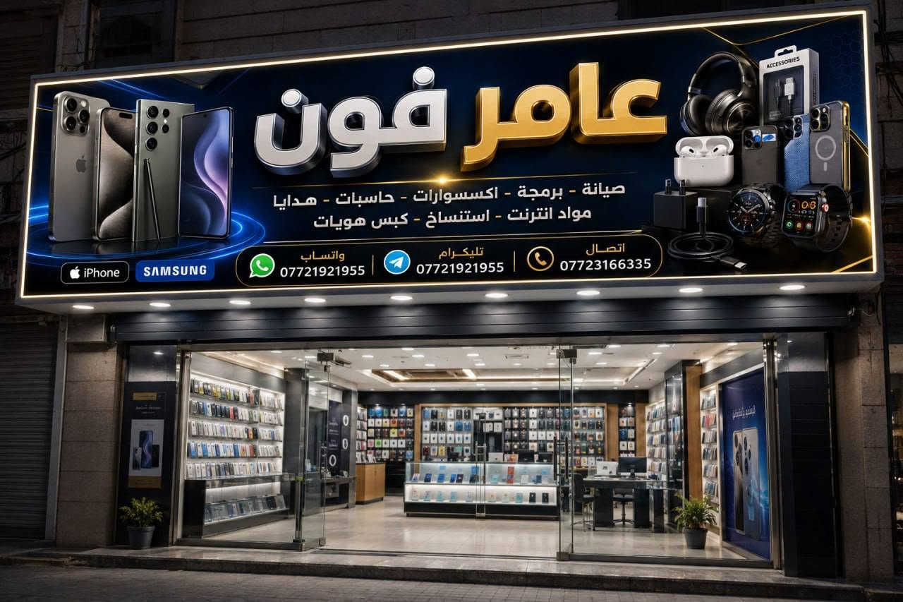 ✨ واجهات ولافتات دعائية بتصاميم حصرية ✨

نستعرض لكم جانباً من أعمالنا في تصميم وطباعة اللافتات الدعائية للمحلات التجارية خلال هذا الاسبوع ، حيث نحرص على تقديم تصاميم عصرية وجذابة تعكس هوية المشروع وتساعد على جذب الزبائن وإبراز النشاط التجاري بأفضل صورة.

✅ تصاميم احترافية وحصرية
✅ طباعة عالية الجودة بألوان واضحة وثابتة
✅ تنفيذ بمختلف المقاسات والأحجام
✅ أسعار مناسبة وسرعة في الإنجاز

نفخر بثقتكم ونسعد بتنفيذ جميع أعمال الدعاية والإعلان والطباعة باحترافية عالية.

📍 مكتبة مسلم للطباعة والاستنساخ والإعلان
📞 للاستفسار والحجز: ***********

نتشرف بخدمتكم دائماً 🌹
