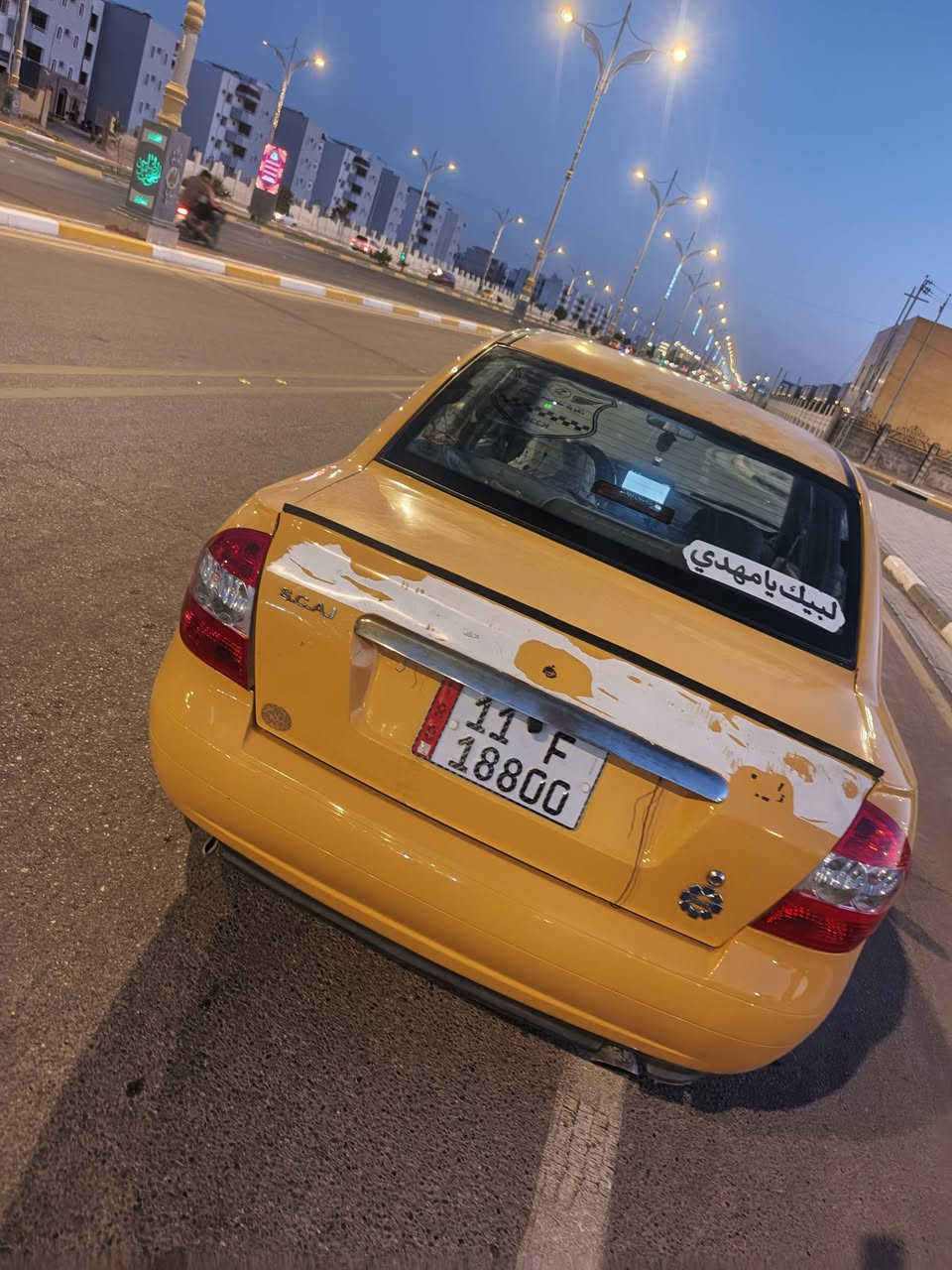 سلام عليكم طيبه مديل١٥سياره مبدل بيهه بنيدوبيه ضربة الصفحة اليمنه وبيهاالنمر٤ تفلت تخم تايرجديد حداد جيدة سعر ٣٣وبيه مجال عنوان كربلاء ***********

