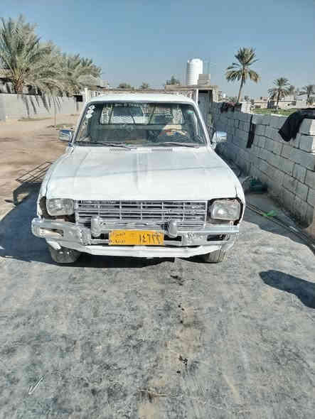 سلام عليكم
بيكم تيوتا للبيع موديل ٨٢ محرك مجفت كير جيد سنويه عضم عاج بس باقي ستلام لوحات مكانها ابو غريب سعدان
*********** سعر ٢٠ ورقه
