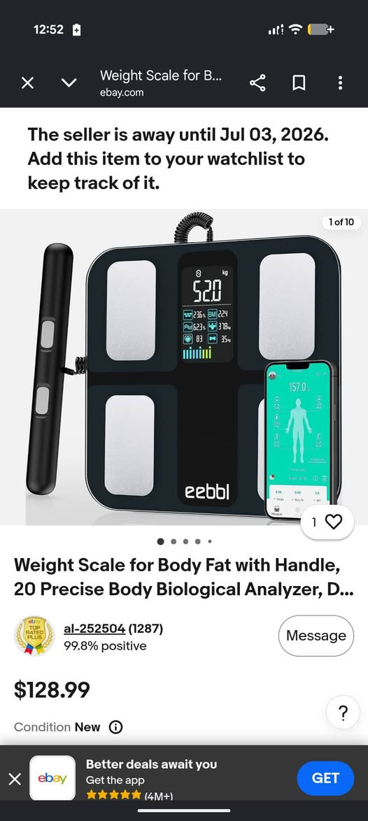 eebbl smart full body composition 
FG2001LB
70 الف


**إذا كنت صاحب هذا الإعلان وتريد حذفه لأي سبب، رجاءا أرسل رسالة إلى الدعم الفني**