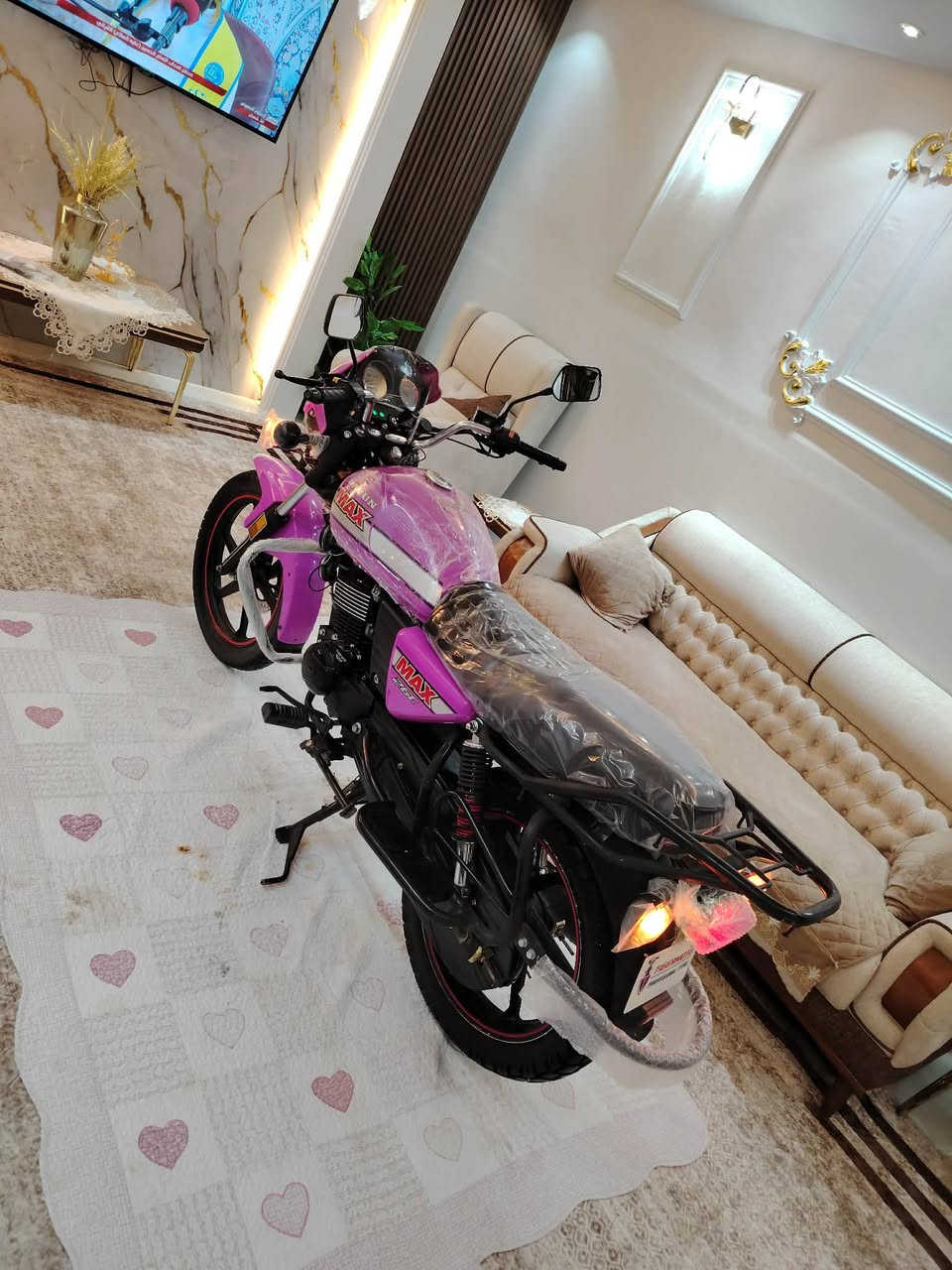 نكرر النشر بسبب الوعود الكاذبه دراجه دايون (ماكس ) موديل (2023) الون البنفسجي اصولي(مكفوله ) للاستفسار الاتصال :***********
العنوان : واسط قضاء الحي
