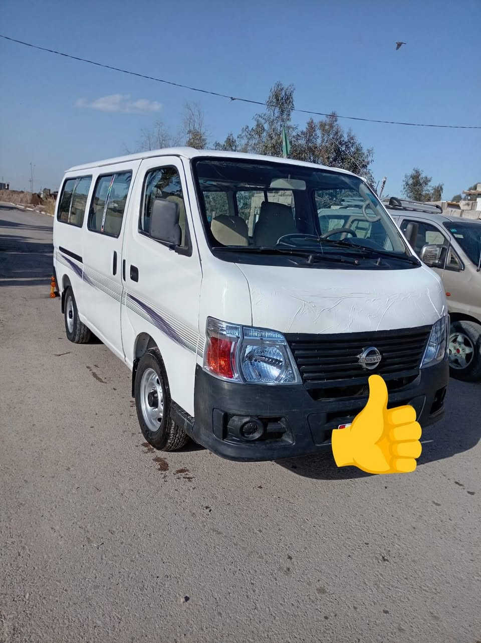 سلام عليكم نيسان يورفان للبيع مصبوغة جمالية حزام بيهة فقط طخة جوة القبق مال بانزين مودل 2008 سيارة داخل نضيف كشر حلومثل ما موضح رقم بابل نكليزي سعر 80بيهة مجال  سنوية 30 مكلف بل نشر هاذ رقم صاحب السيارة ***********
