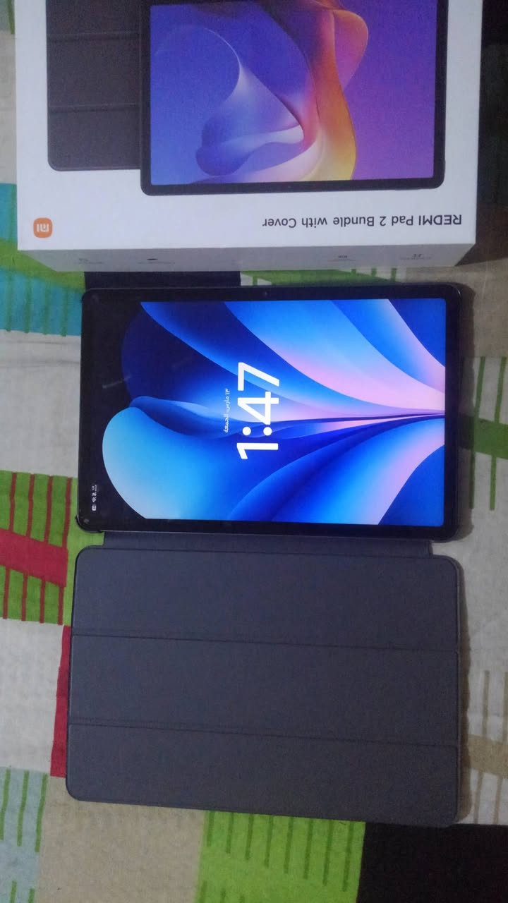 سلام عليكم ايباد شاومي ريدمي باد 2 جديد بعده بضمانه 12 شهر استخدام شهرين فقط دراسة و افلام و على ايد وحدة و نظافه 100% و اي شخط ارجعلك فلوسك  و كارتونته و غراضه وياه و سماعة بلوتوث ام 25 الف بالكارتونه و غراضها و شاشة حماية جلاتين ضد الخدوش مخليله سعره 190 الف دينار و بي مجال حك الجية توصيل ماعندي رقمي للتواصل *********** واتساب او خاص و اعيوني الك اشعلهن
