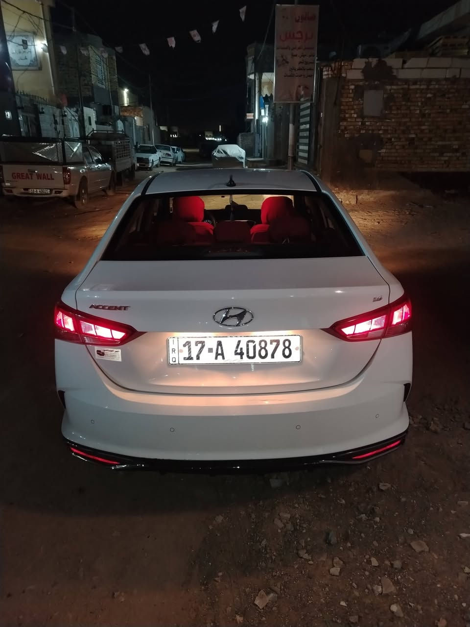 السلام عليكم للبيع اكسنت موديل 23 خليجي معوقين كفاله عامه تبريد قطعتين تحكمات اشاير بالمري مري شفط حساسات ماشيه 40 الف السعر 137 وبيهه مجال *********** مكاني نجف
