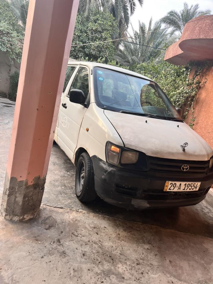 إسلام عليكم تيوتا فان مديل 1998 للبيع سياره رقم واسط حمل سياره خير من الله حلوه واقتصاديه ترهم خط وترهم للحمل سياره باسمي مكاني الصويره رايده 39ورقه وبيه مجال 
***********
