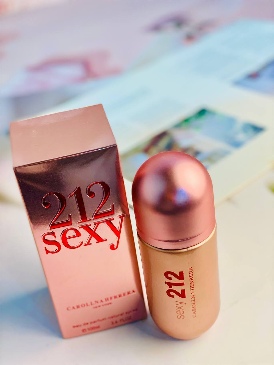 عطر 212SEXY❤️ 
الي ٩٠٪من نساء الكوكب تعشقه♥️♥️♥️♥️♥️♥️♥️♥️
CAROLINA HERRERA من
💓💓#عطر 212 سكسي النسائي الفرموني الرومانسي♥️ 

 و الذي يعد العطر المثير و الجذاب و الذي يصف الانوثة الحقيقية للنساء و الذي يجميع بين روائح الفاكهة المنعشة و روائح الازهار و الروائح الكلاسيكية الشرقية كا التوابل و الاخشاب العطرية و يتميز عطر سكسي 212 برائحته الجميلة المثيرة و الهادئة♥️
هالعطر زهري بامتياز
مكونات انثوية جدا انثويه وجذابه 🔥🔥
عطر sexy 212 في يمثل هذا السحر و أناقة والمرح. 
يتكون مزيجه من الشمبانيا الوردية و مستخلص الفواكة الطازجة بالإضافة إلى زهرة شجرة الخوخ و مستخلص الأخشاب الناعمة لإضافة لمسة من الأناقة و العاطفة و الأنوثة.🌸🌸🌸
#الاصلي 💯 
السعر  خاص
🚘 يوجد خدمة توصيل لجميع محافظات العراق ٤  الاف🚘


**إذا كنت صاحب هذا الإعلان وتريد حذفه لأي سبب، رجاءا أرسل رسالة إلى الدعم الفني**