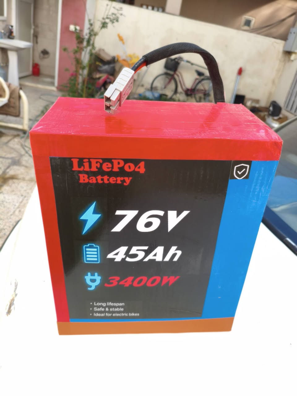 بطارية ليثيوم فوسفات الحديد V76 45A 24S bms 100a
مستخدم شهر ونص بعدة بحالة الوكالة ودائ يخبل وكلشي كدامكم الشغل
سويتة يم السيد محمد الياسري كلفتني 750 الف
للبيع وضمان سنة انطيك بي وسمارت تحكم تلفون 
سعر 680 الف نهائي شرط الشغل يخبل وتترحملي عليه 
***********
