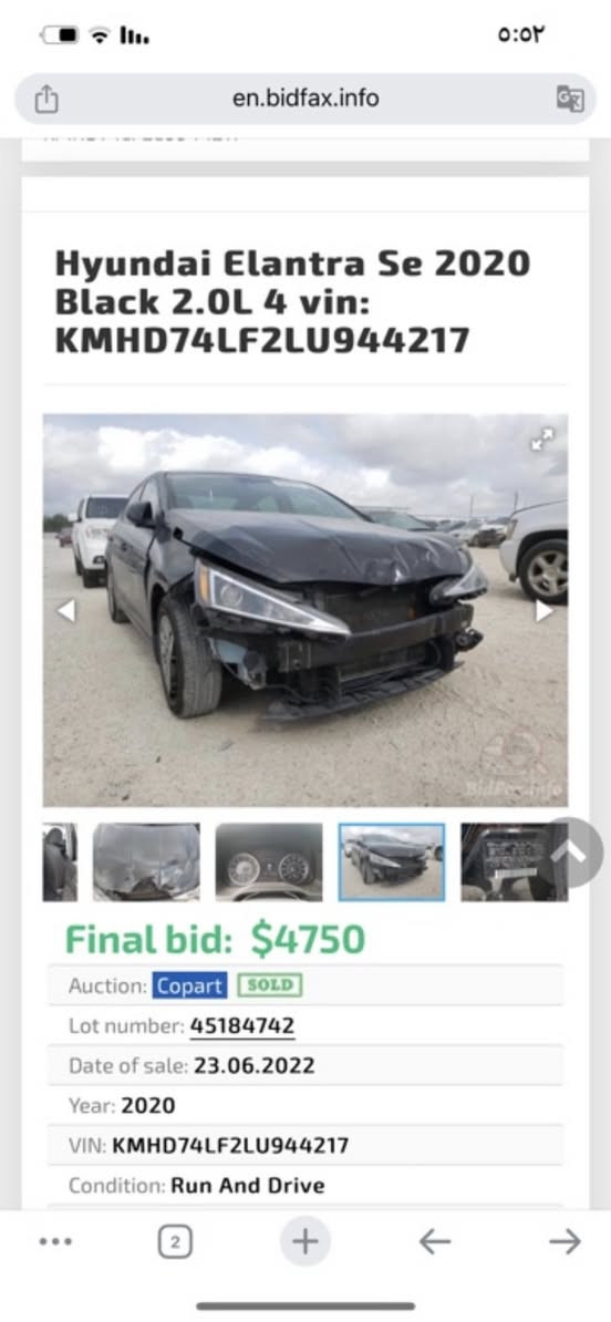 النترا موديل 2020 اربيل بسم شخص يمي تحويل مباشر حادثها بس البنيد ع البارد السيارة جاهزة من كلشي السعر 125 وبيها مجال قليل كلش رقم الهاتف *********** البصرة كرمة علي الطيف
