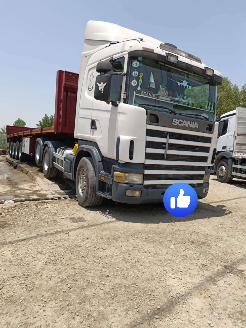 سلام عليكم سكانيه موديل 2000 تخم تاير راس وعربانه مكفوله كفاله عامه سنويه جديده بسامينه جاهزه لشغل مكانه دوانيه ***********
