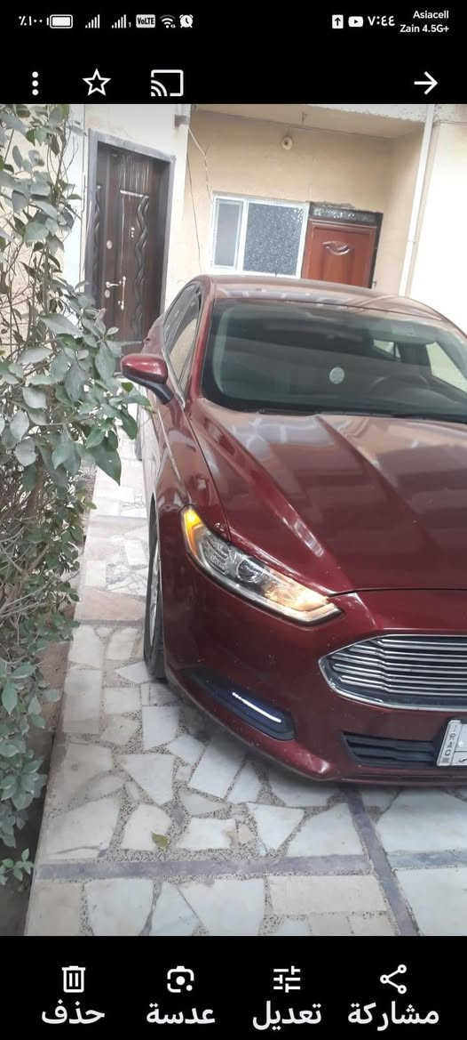 سلام عليكم فورد فيوجن للبيع موديل 2016 رقم بغداد مكينه ٢،٥ تنفس طبيعي حادثها فقط دعاميه خلفيه السعر 115$وبيها مجال شي بسيط للتواصل ***********
