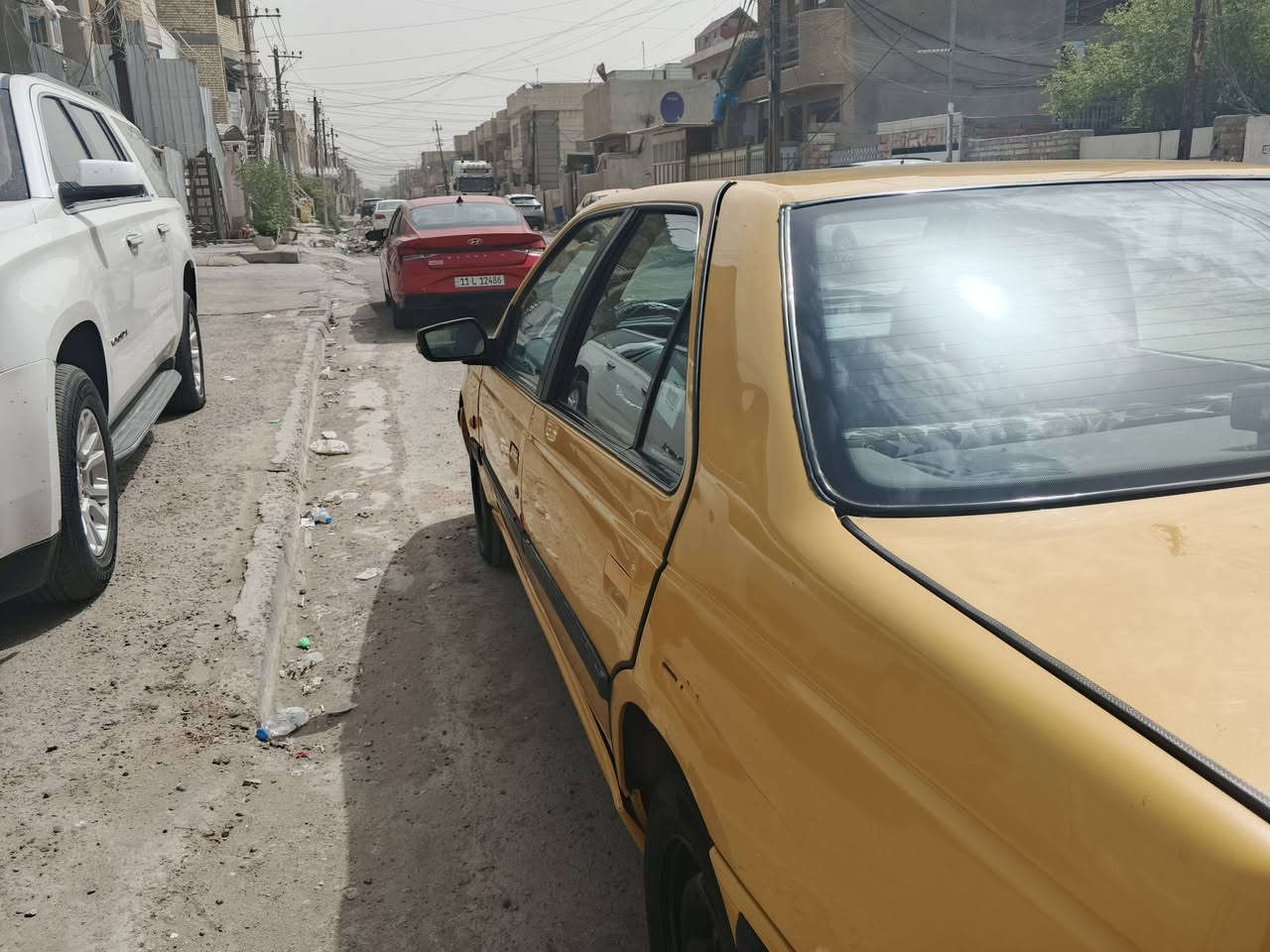 السلام عليكم
بيجو بارص 15 رقمها واسط بسمي مشروح وطني 
كير مكينه خير من الله كهربائي كلها شغاله 
ترايك وين ماجان بكاني بغداد الجديده 
سعرها 40بها مجال 
رقمي ***********
