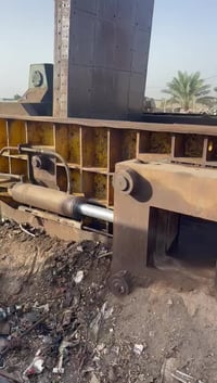 مكبس حديد الماني للبيع فول اوتوماتيك قياس مترين في متر ونص الباله ارتف...