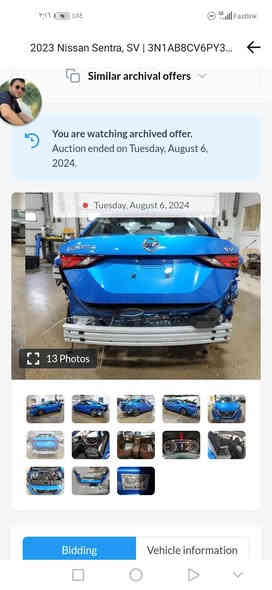 السلام عليكم 
 نيسان سنترا موديل :  sv 2023
السعر : 124 ومجال 
اللوان : نيلي
تترقم محافظات شماليه 
ضرر السيارة : جاملغين خلفي ونص باب بدون فقط 
ايرباك كله بلادي ✅

المواصفات : 
فول فول مواصفات 
 بصمة ابـــواب
بصمة تشـــغـــيل
تشغيل عن بعد (𝐑𝐄𝐌𝐎𝐓𝐄 𝐒𝐓𝐀𝐑𝐓)
شاشة كبير لمس
كــــامــــيرا
اوتو هولد (𝐀𝐔𝐓𝐎 𝐇𝐎𝐋𝐃)
اوتو ستارت (𝐀𝐔𝐓𝐎 𝐒𝐓𝐀𝐑𝐃)
اوتو ستوب (𝐀𝐔𝐓𝐎 𝐒𝐓𝐎𝐏)
رادار امامي (تحديد مسار)
رادار جانبي  (نقاط عمياء)
رادار خلفي (التحذير من الاصطدام)
حساسات امامي
حساسات خلفي 
نظام : 𝐄𝐂𝐎
نظام : 𝐍𝐎𝐑𝐌𝐀𝐋
نظام : 𝐒𝐏𝐎𝐑𝐓
كشنات جلد قيسى بلادى 
كشنات كهربائي
كشنات هيتر
تحكم استيرن 
استيرن هيتر
تبريد لمس
لايتات 𝐋𝐄𝐃 ليد عدسة زينون 
بلاجكتور 𝐋𝐄𝐃 ليد
بكلايتات 𝐋𝐄𝐃 ليد
ويـــل كـــروم
وبعد هواية مواصفات …
‏ ‎تفاصيل اكثر الاتصال علی ارقام التاليه 

‏ WhatsApp - Vibir
☎️ *********** 

عنوان📍عقره معرض گولان
اخوكم ابو لؤي 
‏ سميل
