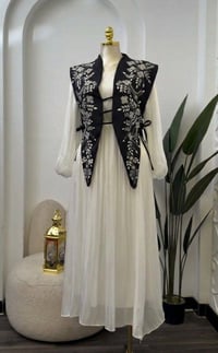 فستان وتوب • اوركنزا مبطن • مقاسات ٣٨-٤٨